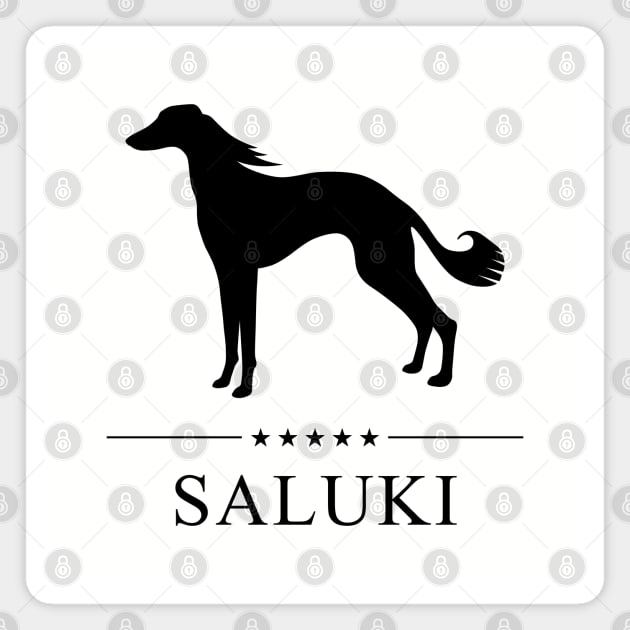 Saluki Black Silhouette Magnet by millersye